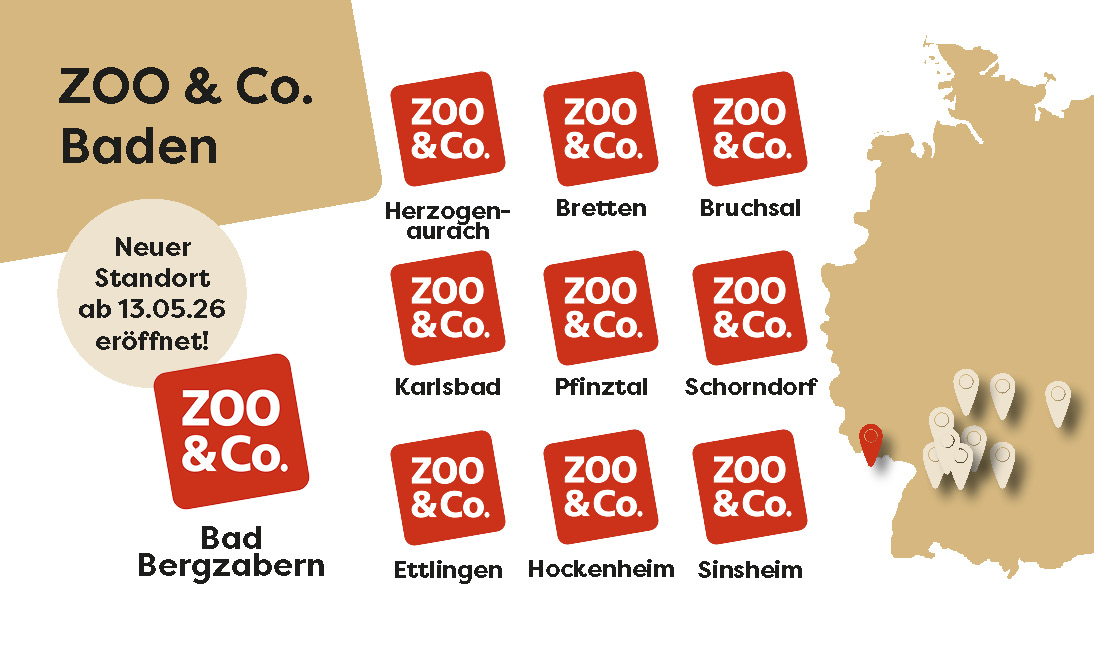 Übersicht der Märke von ZOO & Co. Baden